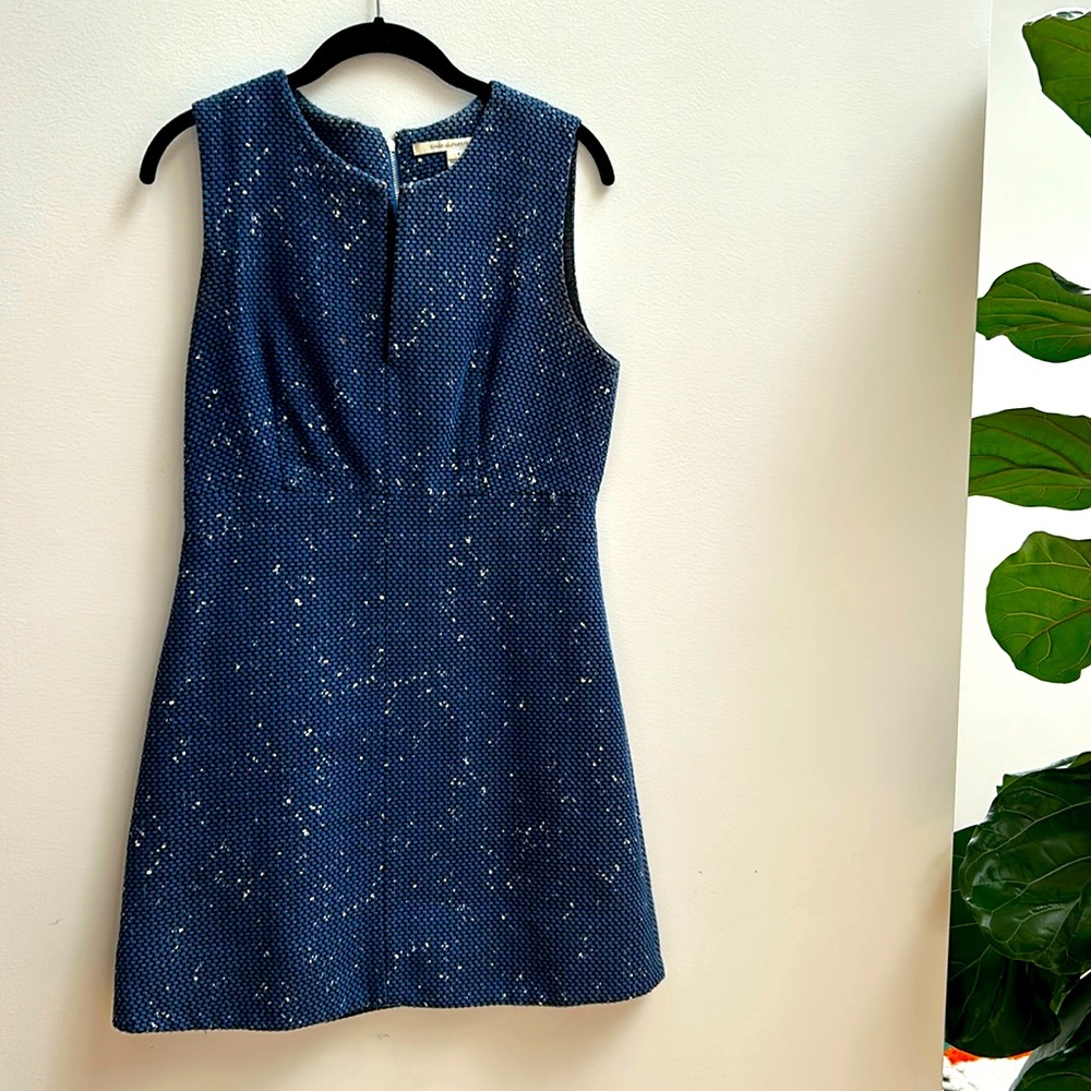 Excellent condition dvf shift dress with exposed zipper
